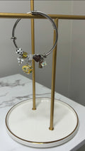 Yellow Charm Bangle